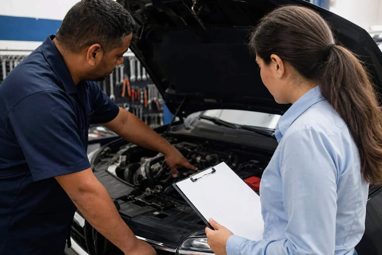 Profissional em Marabá registrando o cadastro de motor de veículo.